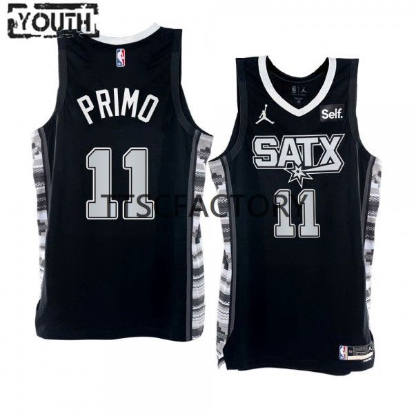 San Antonio Spurs Trikot Joshua Primo 11 Nike 2022-23 Statement Edition Schwarz Swingman - Kinder San Antonio Spurs Trikot Joshua Primo 11 Nike 2022-23 Statement Edition Schwarz Swingman - Kinder
